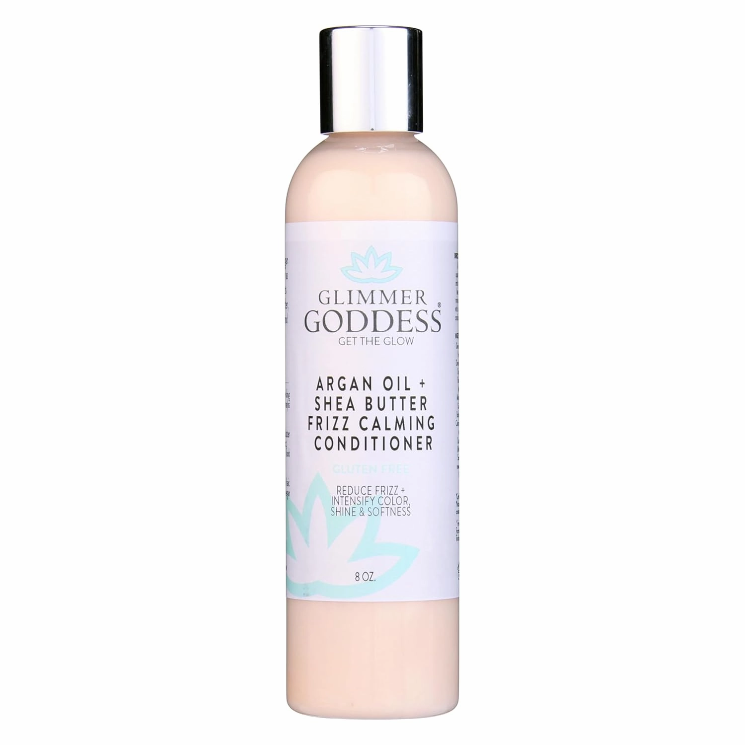 GLIMMER GODDES Organic Argan Oil Hair & Scalp Conditioner, Eliminates Frizz, Moisturizing, 8 fl oz