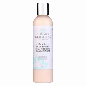 GLIMMER GODDES Organic Argan Oil Hair & Scalp Conditioner, Eliminates Frizz, Moisturizing, 8 fl oz
