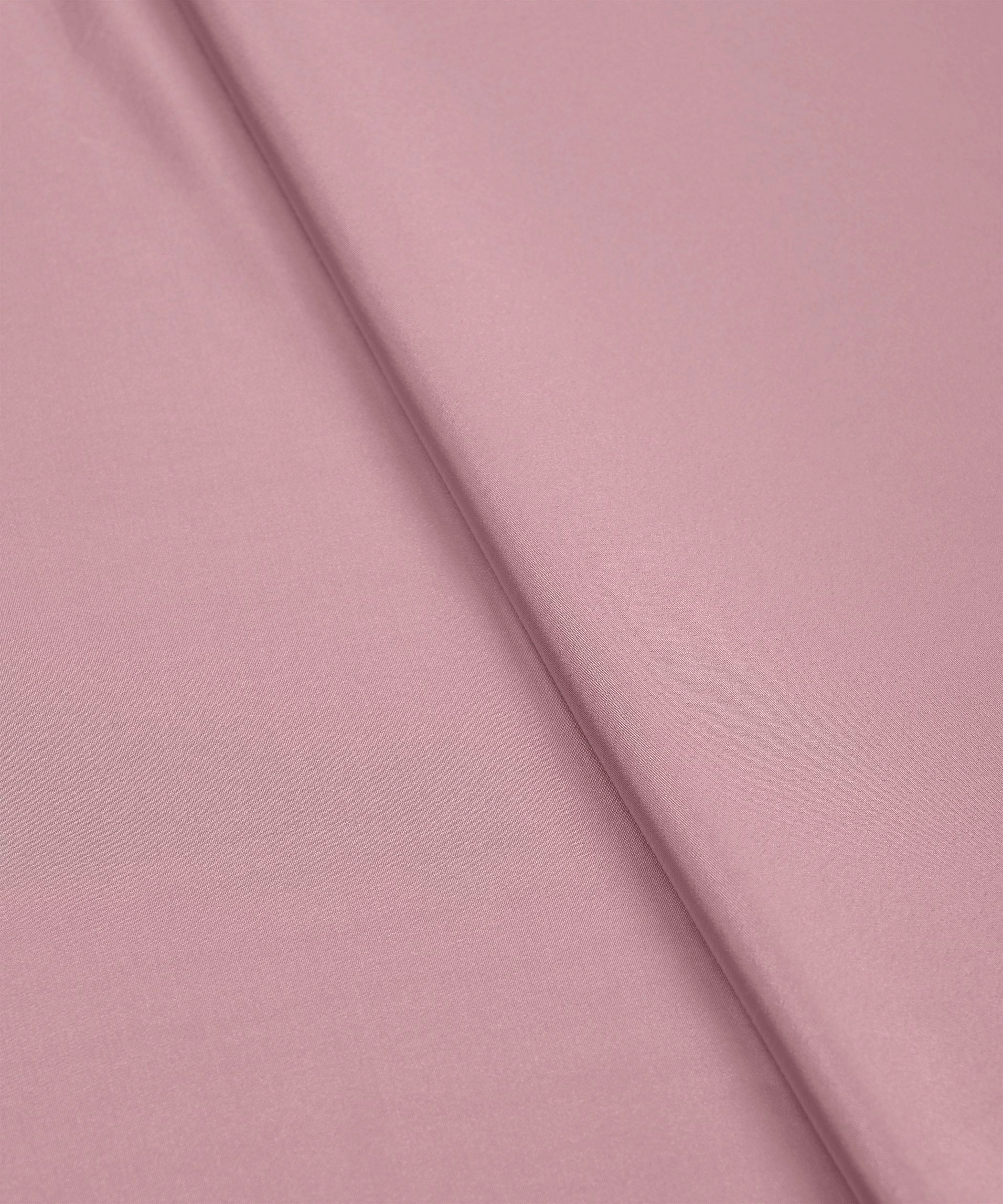 Glossy Peach Plain Dyed Crepe Fabric