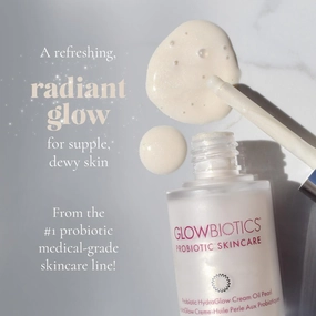 Glowbiotics Probiotic HydraGlow Cream Oil Duo: Pink & Pearl | Illuminating Serum Set for a Natural, Dewy Glow | Hydrates, Plumps, and Brightens Skin with Antioxidant and Probiotic Benefits