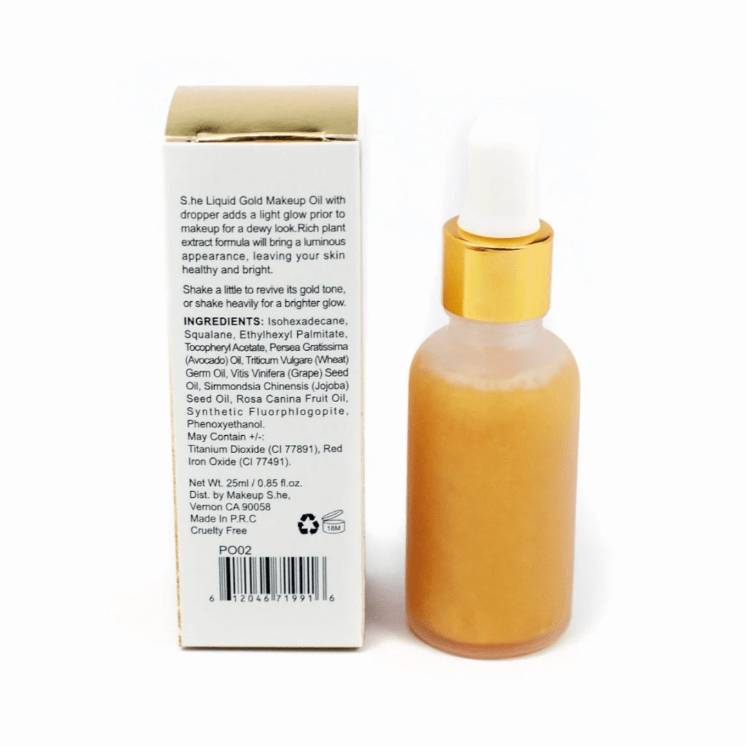 Gold Liquid Makeup Oil (25ml)
