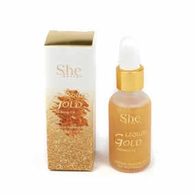 Gold Liquid Makeup Oil (25ml)