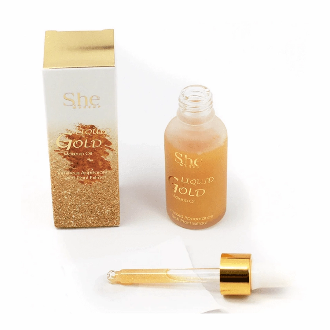 Gold Liquid Makeup Oil (25ml)
