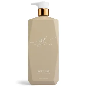 Goldie Locks Clarifying Detox Shampoo, Clarifying Hair Cleanser Safe for Extensions & Colored Hair, Removes Excess Buildup, Detoxifies Scalp, Strands, Deep Clean, Purifying, Oil Control, 33.8oz Bottle