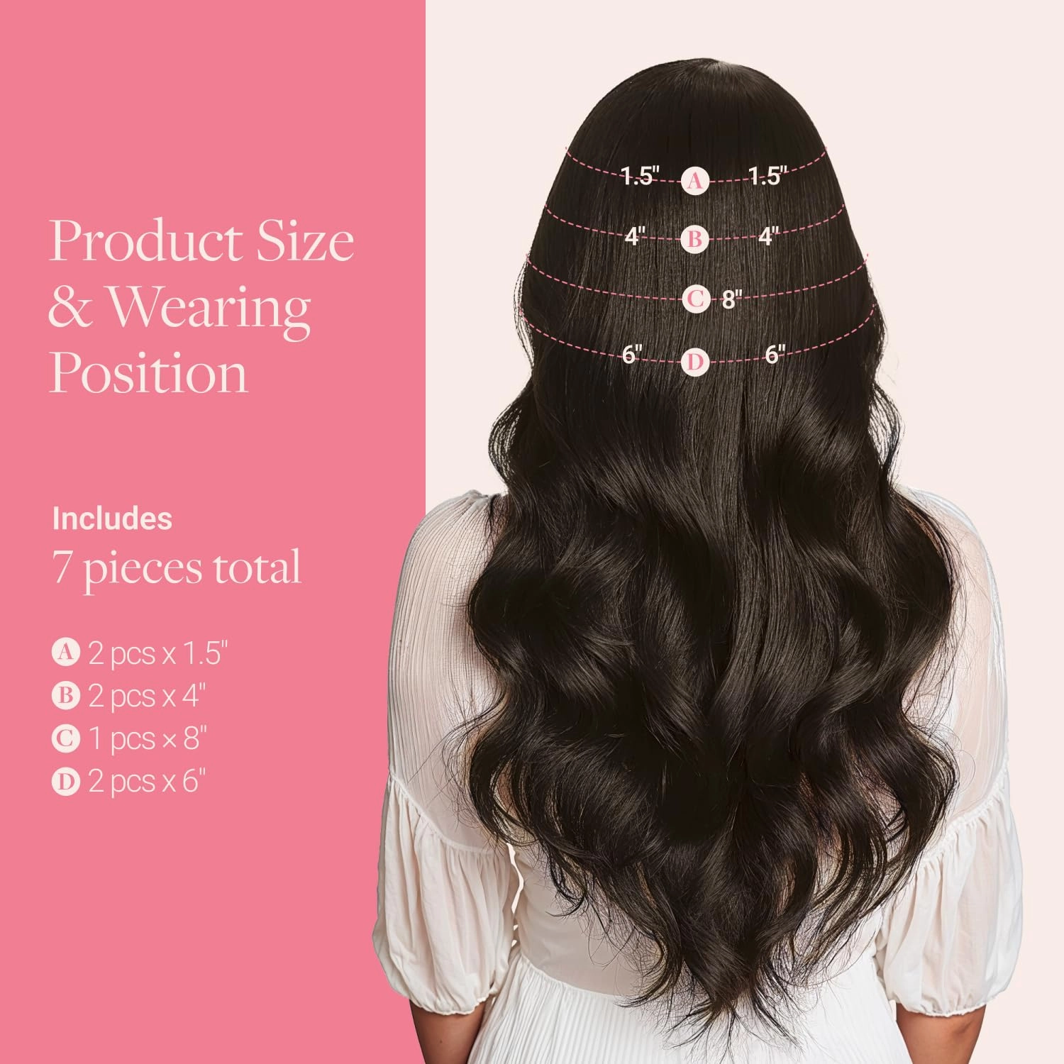 GOO GOO Genius Clip in Hair Extensions, 14inch 110g 7pcs, Seamless PU Clip in Hair Extensions, Virgin Real Human Hair, #4A Chocolate Brown