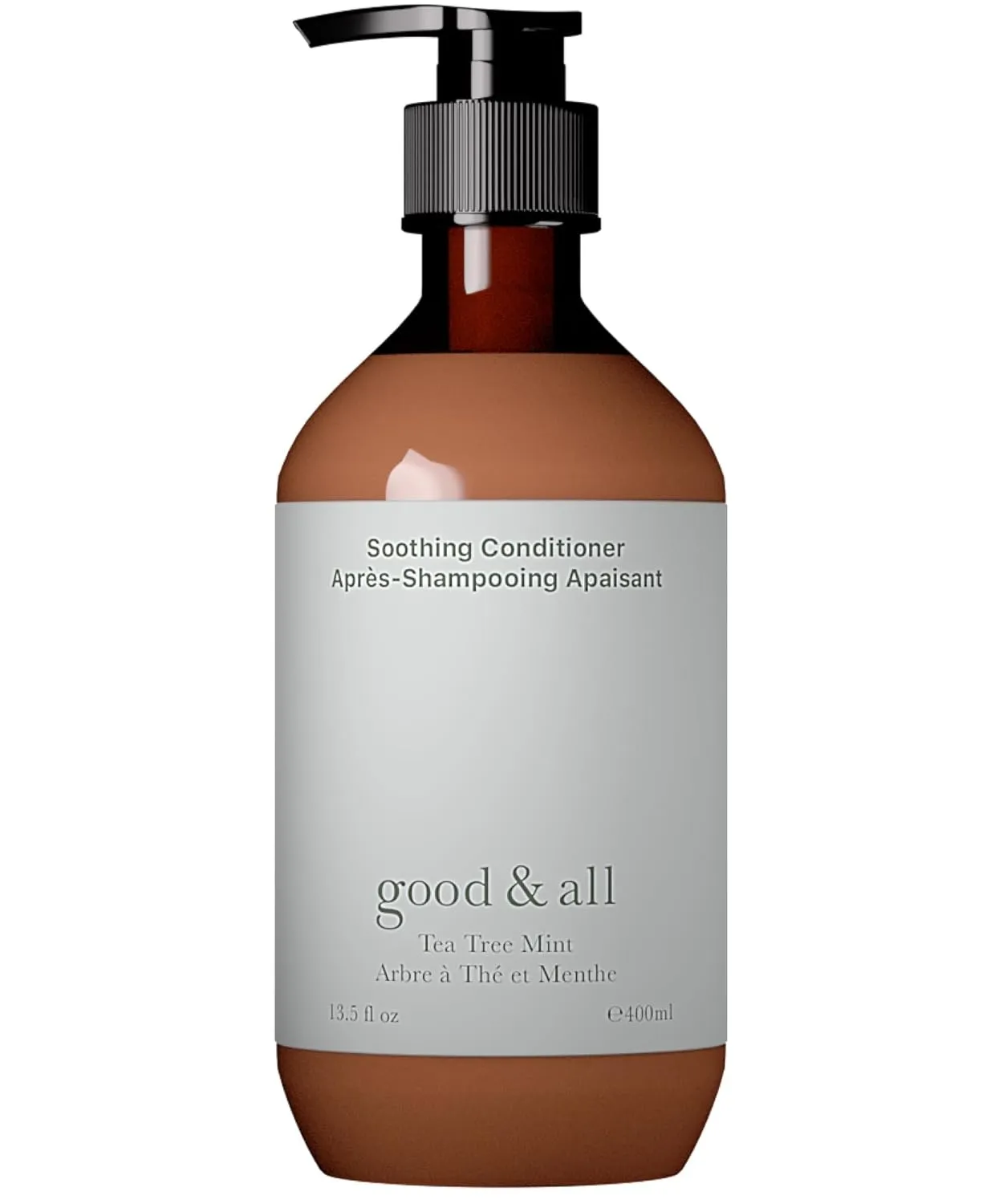 GOOD&ALL Tea Tree Conditioner for Dry Itchy Scalp with Peppermint - Sulfate/Sulphate, Silicone, Paraben, Fragrance Free - Anti Frizz - 13.5 fl oz