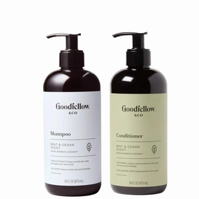 Goodfellow & Co Moroccan Mint & Cedar Shampoo and Conditioner Set, 16 fl oz Bottle