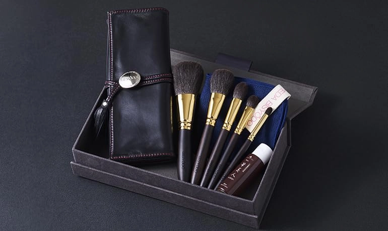 Grand Series 5pcs Makeup Brush Set – Silver Case