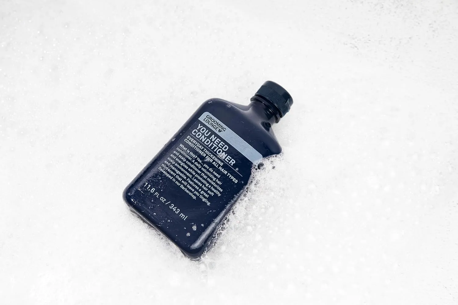 Grooming Lounge You Need Conditioner - Moisturizes and Balances the Scalp - Leaves Hair Soft and Manageable - Cleanses Scalp to Help Create the Optimal Environment for Healthy Hair Growth - 11.6 oz