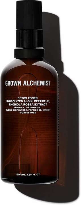 Grown Alchemist Detox Toner Mist, Remove Impurities with Skin Defense & Antioxidant Protection for Less Noticeable Fine Lilnes and Wrinkles, 3.38 Ounce