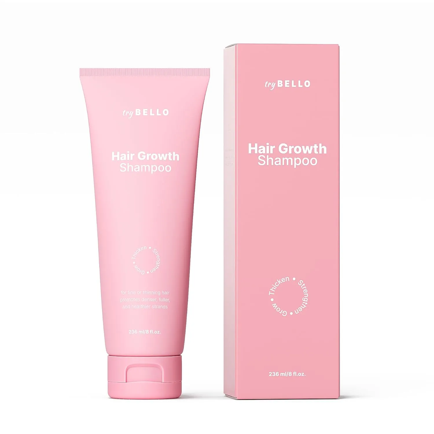 Hair Growth Shampoo | Natural Hair Thickening & Scalp Detox | Aloe Vera, Turmeric, and Urucum Extract | Sulfate-Free, Vegan, Anti-Hair Fall Formula | For Any Hair Type