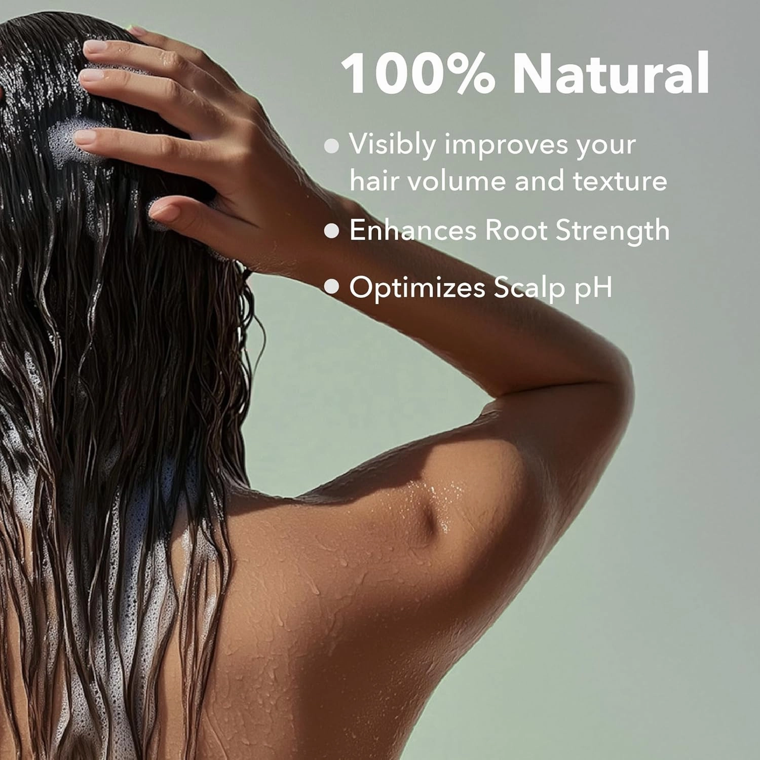Hair Growth Shampoo – Organic Shampoo with Ginger, Amla & Neem for Thicker, Healthier Hair (Shampoo.)
