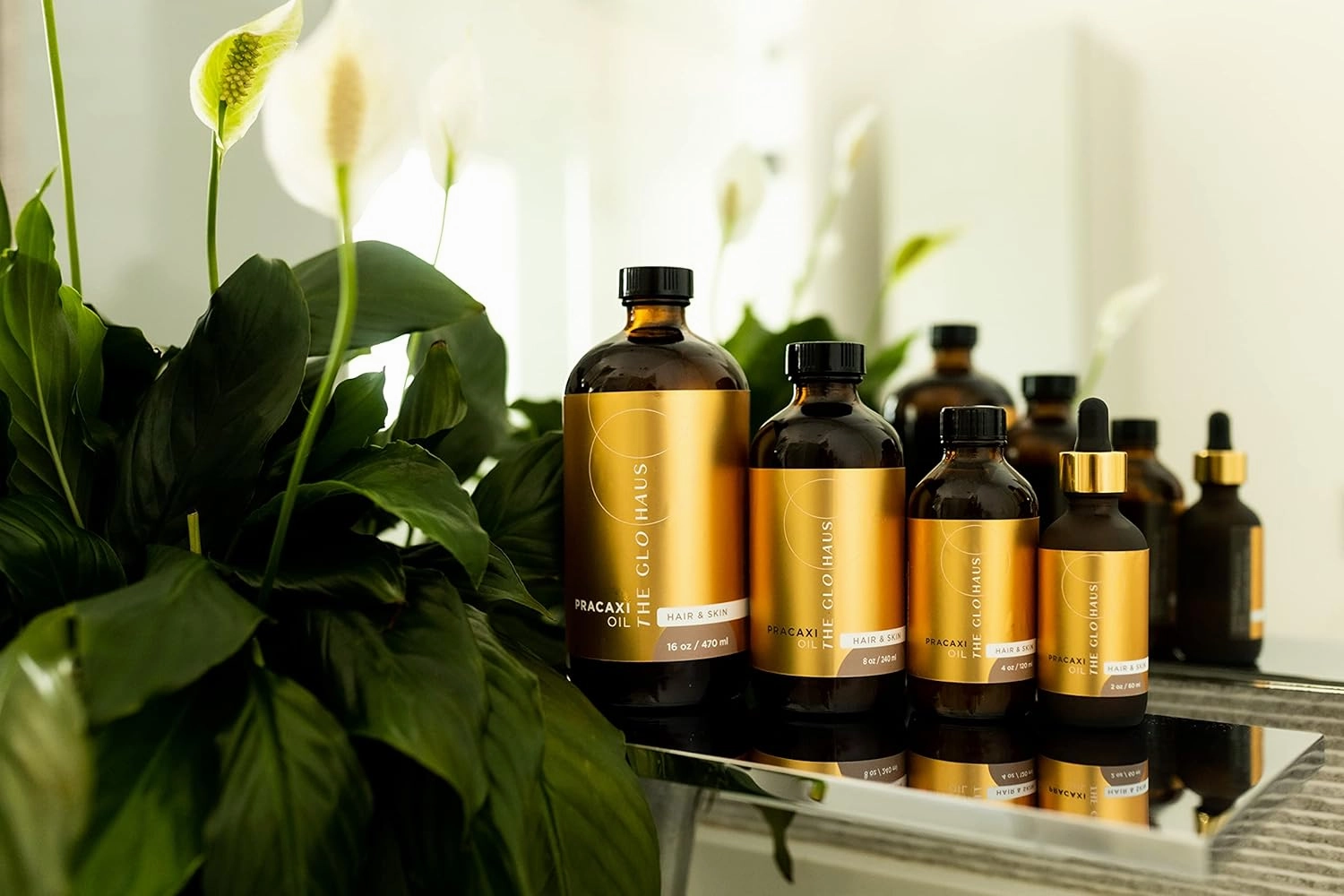 Hair Oil, 100% Pure Pracaxi Carrier Oil for Smooth Hair Conditioning, De-Frizz, Repair & Moisturizing All Skin Types, 4 Fl Oz