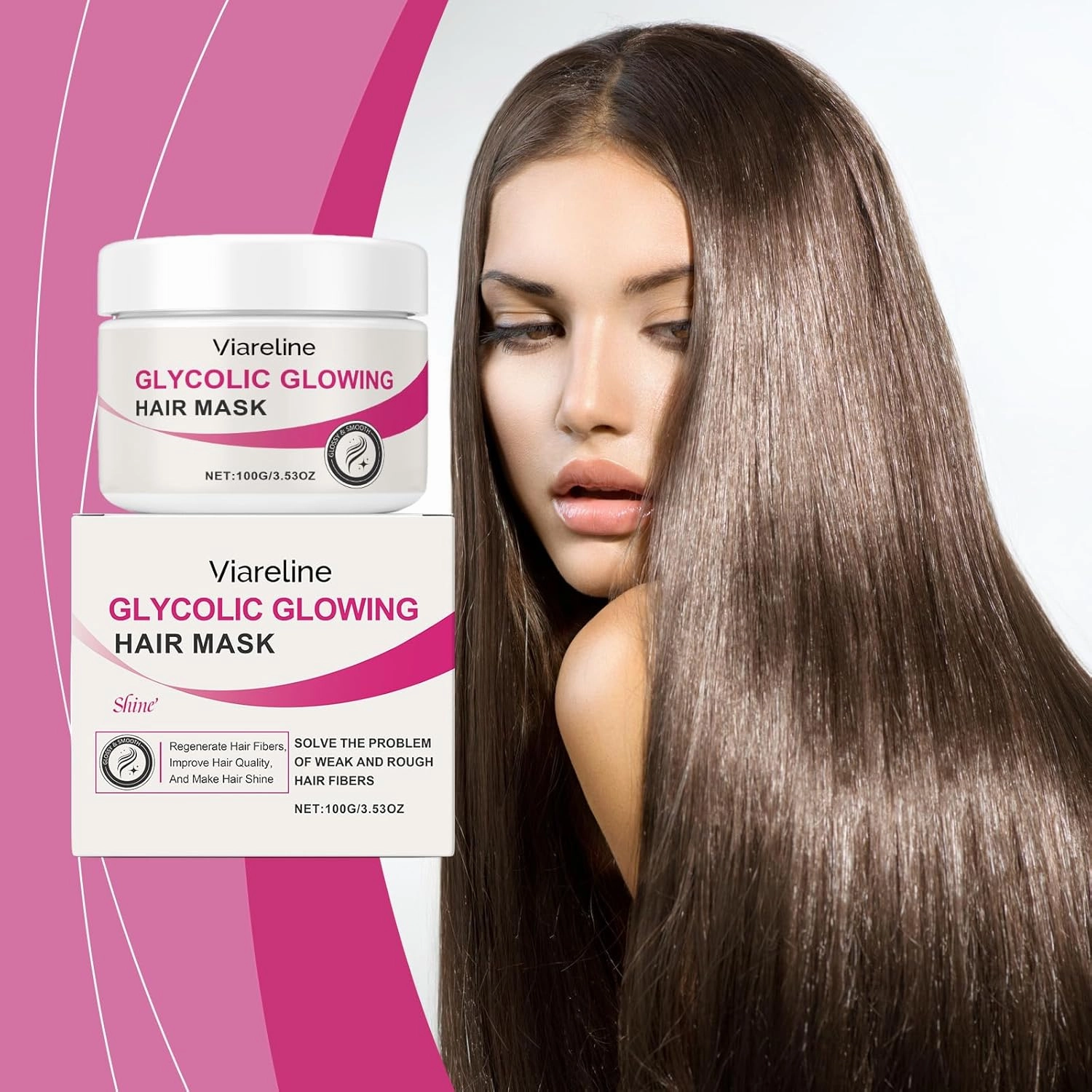 Hair Treatment Mask, Moisturizing Hair Conditioner, 100g
