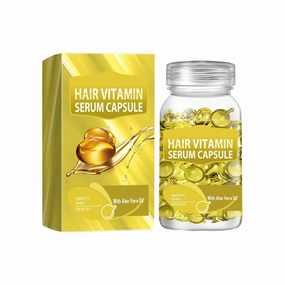 Hair Treatment Serum, 30PCS Hair Conditioner Nutrition Hair Care with Vitamin E, Castor, Rosemary and Aloe Vera Extract