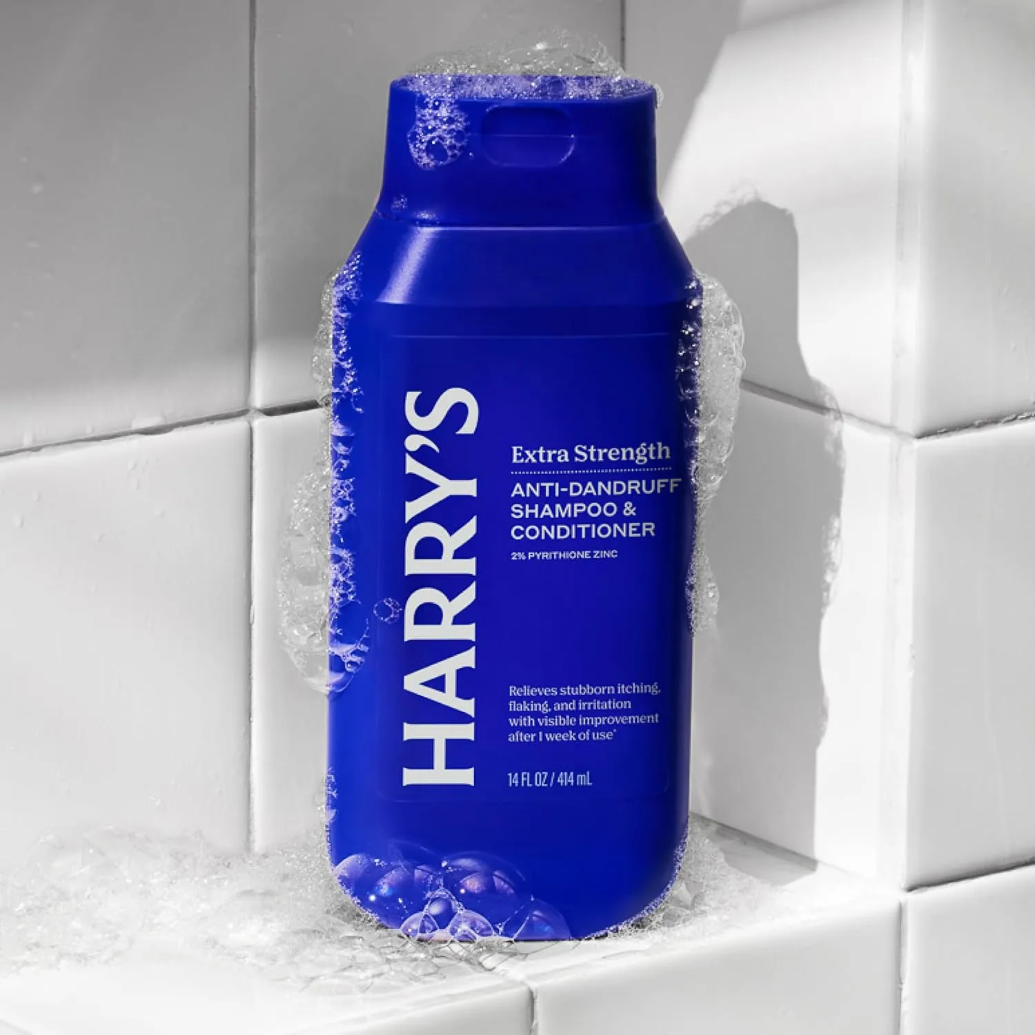 Harry's Extra-Strength Anti-Dandruff Men's 2 in 1 Shampoo and Conditioner - (3 Pack) 14 fl oz - Made with 2% Pyrithione Zinc