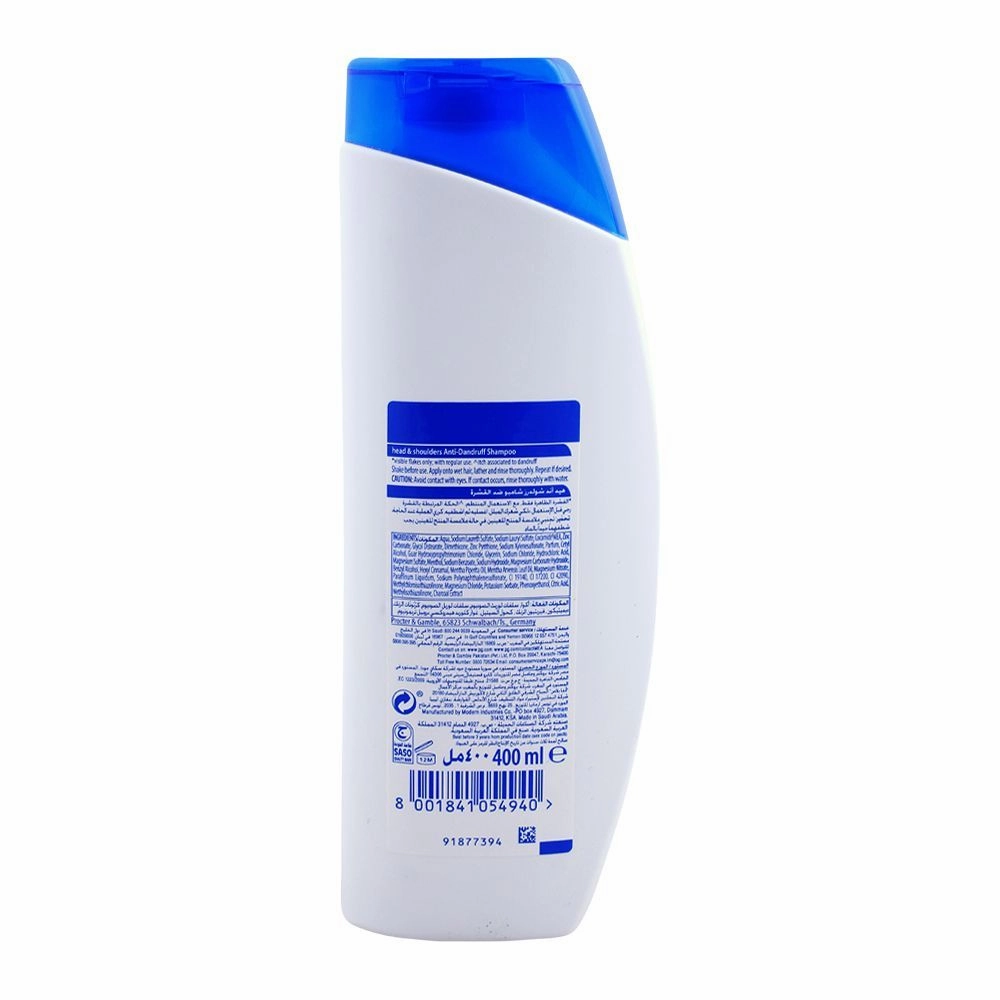 Head & Shoulders Charcoal Detox Anti-Dandruff Shampoo, 400ml