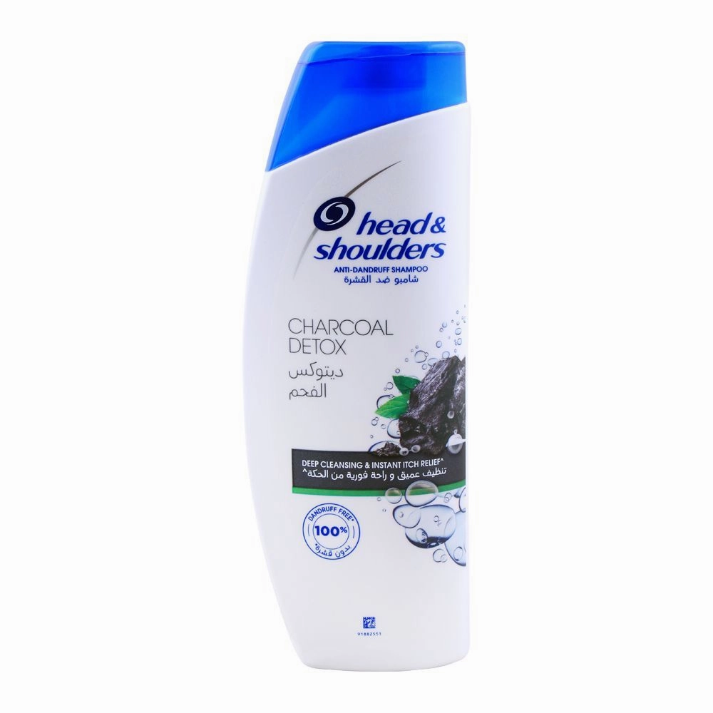 Head & Shoulders Charcoal Detox Anti-Dandruff Shampoo, 400ml