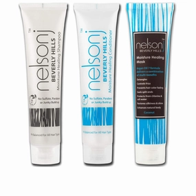 Healthy Hair Set (Moisture Healing Shampoo   Conditioner   Hair Mask) - 1oz - Travel Trio (1oz x 3)