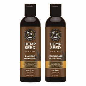 Hemp Seed Hair Care Shampoo   Conditioner Bundle, Naked in the Woods - 8 oz Each - With Hemp Seed Oil & Coconut Oil - Vegan, Cruelty Free