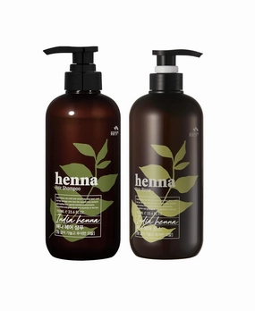 Henna Hair Shampoo 700ml   Rinse 700ml - Strengthening, Nourishing, Repairing - Hair Care - Shampoo and Conditioner