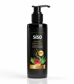 Herbal Shampoo with Natural Conditioning Effect 200ml | 100% Natural Ingredients - No Parabens, Sulphates, Silicones, Phthalates & SLS/SLES