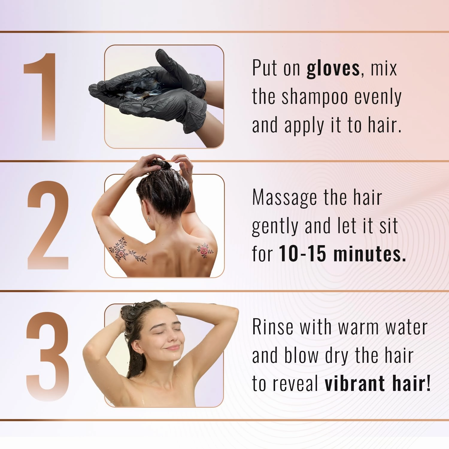 Herbishh Hair Color Shampoo – Natural Dye for Gray Hair, with Argan Mask, Travel Size, Long-Lasting Tint in Minutes, 10 1 Pack, Ammonia-Free (Wine Red)