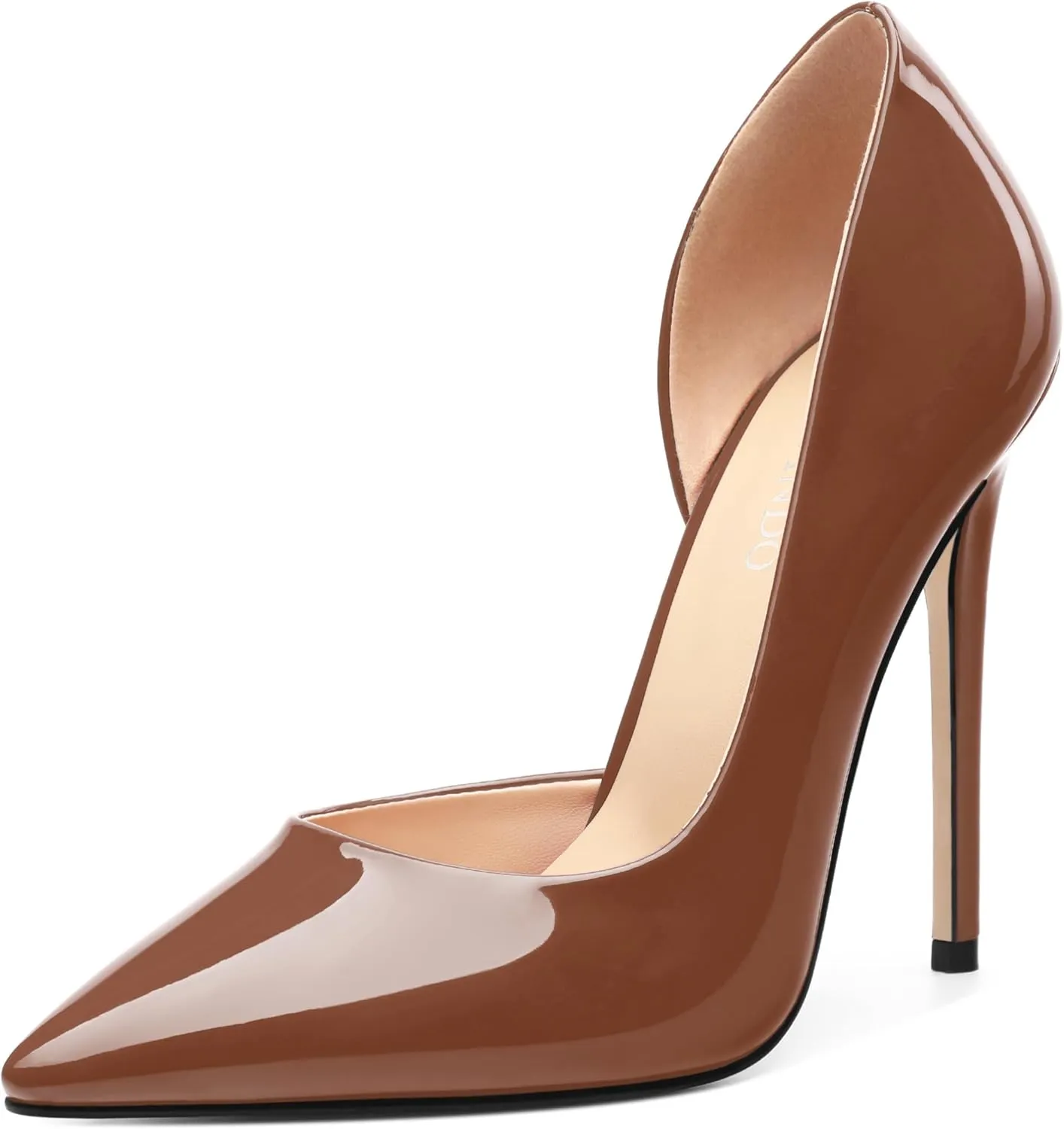 High Heels Stiletto Pumps for Women Slip on Patent Closed Pointed Toe Sexy Fashion Wedding Party Dressy Shoes