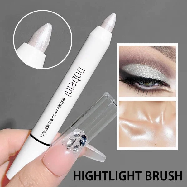 Highlighter & Brightening Silkworm Pen – Pearlescent Matte Burst Eyeshadow Pencil, Long-Lasting Eye Makeup Stick