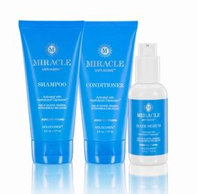 Holocuren Miracle Anti-Aging Shampoo, Conditioner, Serum