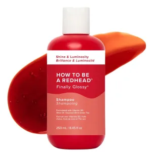 How to be a Redhead Finally Glossy Shine & Luminosity Shampoo for Redheads, Hair Care for Redheads, Vegan & Cruelty-Free, As Seen On Shark Tank