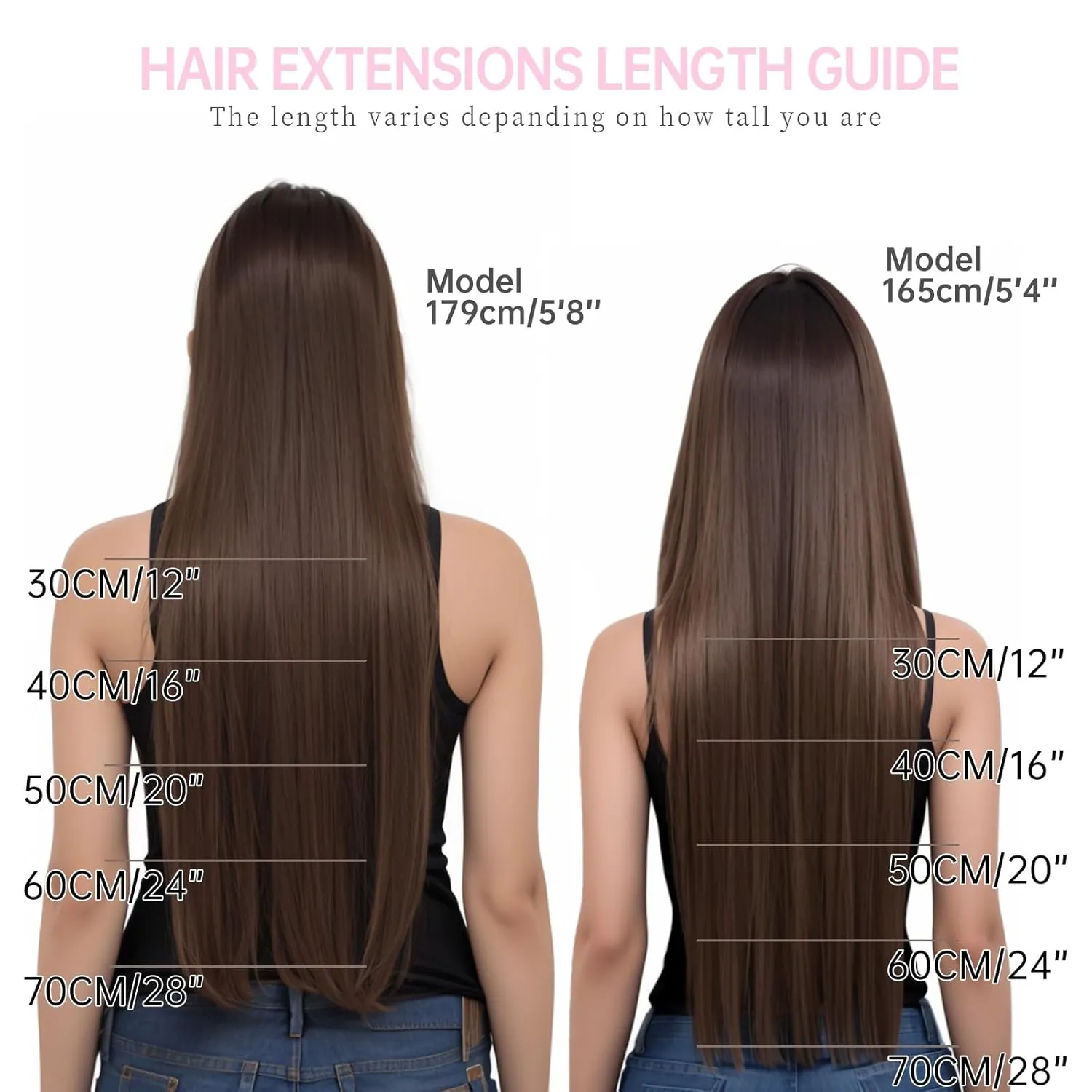human hair clip in extensions Dark Brown,16 Inch 70g 7 Pcs,l Straight Double Weft Light Dark Brown Clip in Hair Extensions Real Human Hair #2A