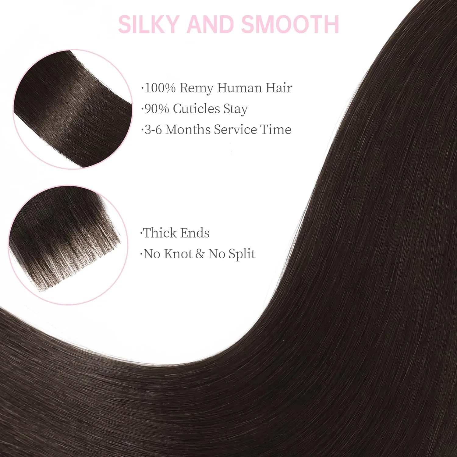 human hair clip in extensions Dark Brown,16 Inch 70g 7 Pcs,l Straight Double Weft Light Dark Brown Clip in Hair Extensions Real Human Hair #2A