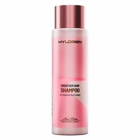 HY Loren Smoother Hair Shampoo with Hyaluronic Acid for hair, All Hair Types, Color & Chemically Treated Hair, SLS/SLES Free, Hydrating Shampoo, Smoothing Anti Frizz Shampoo 500ml