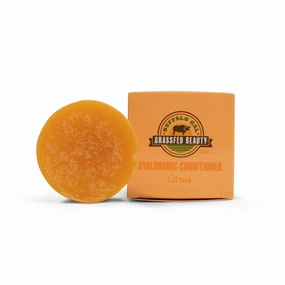 Hyaluronic and Tallow Conditioner Bar, Natural Hair Conditioner for Growth, Hydrating for Dry Hair, Detangling for All Hair Types, 3 fl oz, Citrus