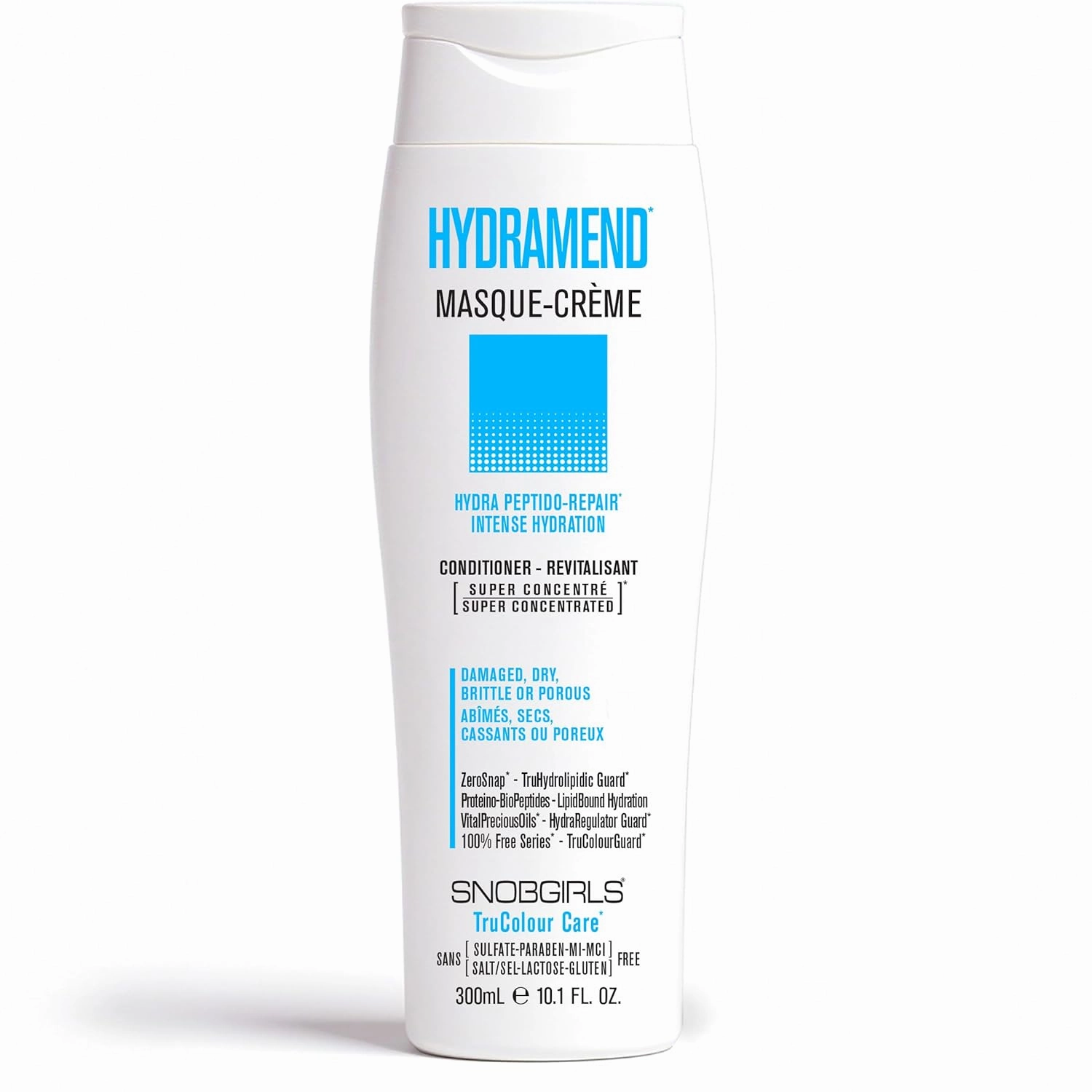 HYDRAMEND Hydrating Conditioner Intense Hydration & Repair 1 Minute Hair Mask with argan oil & hair vitamins for All Types of Dry, Damaged Hair (10 Fl Oz)