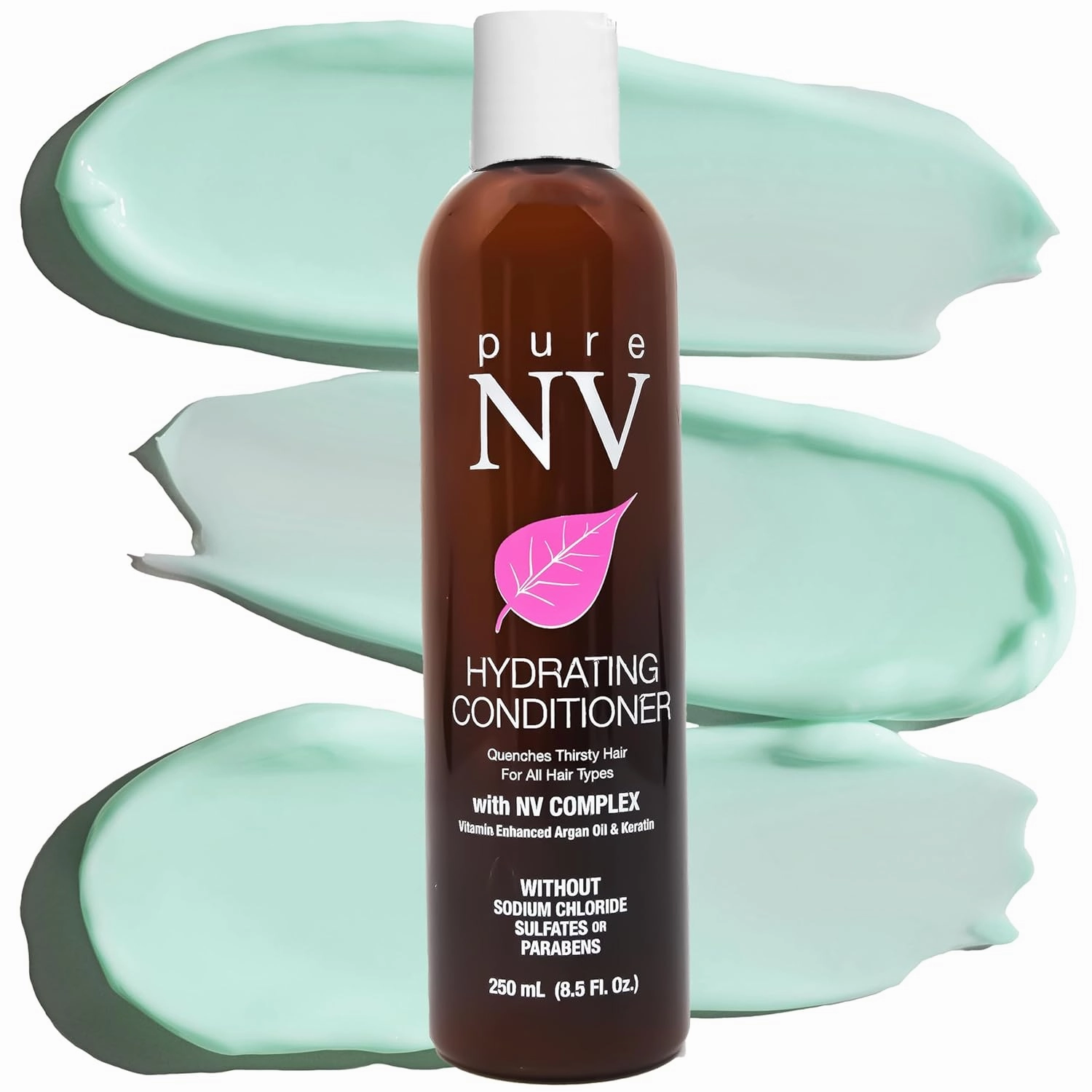 Hydrating Conditioner For Ultimate Hydration, Softness & Shine, Made From Natural Vitamins & Minerals, Keratin, Collagen & Argan Oil Infused To Repair, Restore & Strengthen 8.5 Oz.