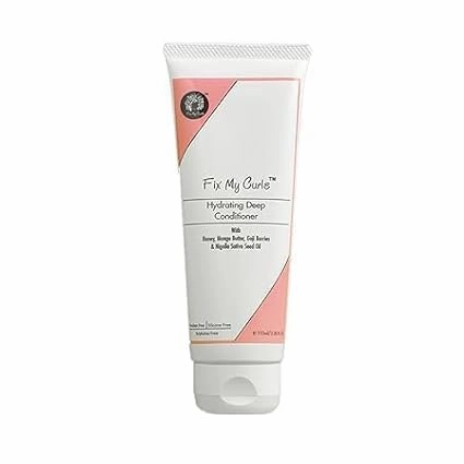 Hydrating Deep Conditioner | For Curly, Wavy, Dry, & Frizzy Hair | Leave In Conditioner, & Hair Mask | Silicone Free Damage Repair, & Curl Activator with Mango & Shea Butter| 100ml