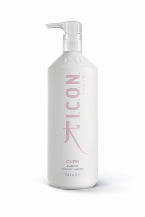 I.C.O.N. Cure Revitalizing Conditioning Treatment, Leave In Healing Conditioner, Smooths & Nourishes, Safe for Color Treated Hair, Vegan & Cruelty Free, 33.8 oz