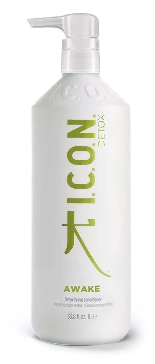 ICON AWAKE Detoxifying Conditioner 33.8oz (2 FREE Hair & Skin Care Samples)