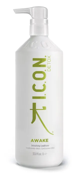 ICON AWAKE Detoxifying Conditioner 33.8oz (2 FREE Hair & Skin Care Samples)