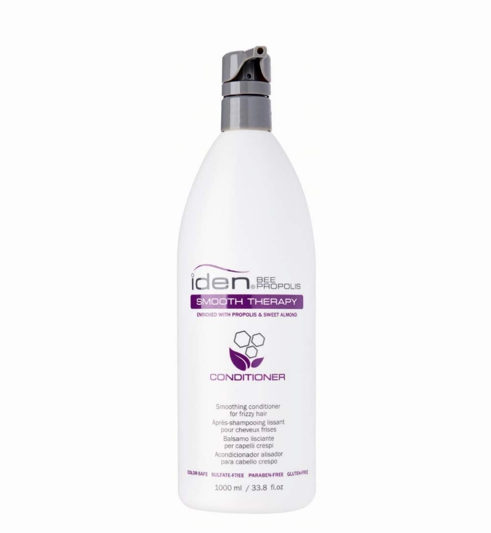 IDEN Bee Propolis Smooth Therapy Conditioner, For Frizzy Hair, Luxurious Shine, Silky Smooth, 33.8 fl.oz
