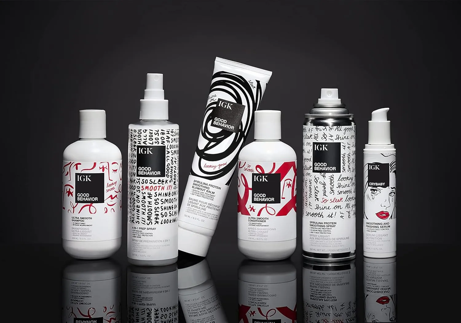 IGK GOOD BEHAVIOR Ultra Smooth Conditioner | Frizz Control   Hydrates   Shine | Vegan   Cruelty Free |