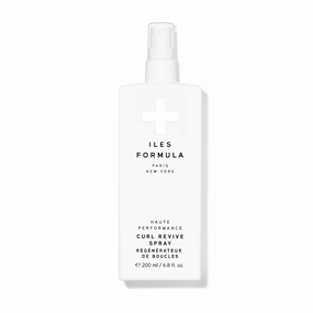 ILES FORMULA Curl Revive Spray – Leave-In Styling Serum, Defines Curls, Anti-Frizz & Anti-Humidity, Heat & Color Protection with Silk Extract, Macroloba Seed & Coconut Alkanes, 6.8 Fl Oz (200 ML)