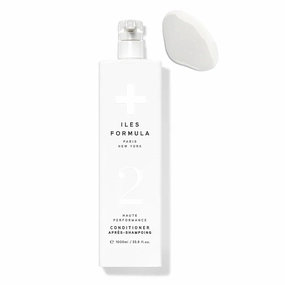 ILES FORMULA Hair Conditioner – Weightless, No Residue, Stops Breakage & Split Ends w/Tucuma Butter, Pracaxi Seed & Vitamins - Transforms Damaged Hair to Lustrous Texture, 34 Fl Oz (1L)