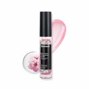 Illuminating Lip Oil with Cherry Blossom & Patchouli Oil (Pink), Korean Lip Oil for Plump, Glossy & Smooth Lips, Non-Sticky, Non-Greasy (5ml)