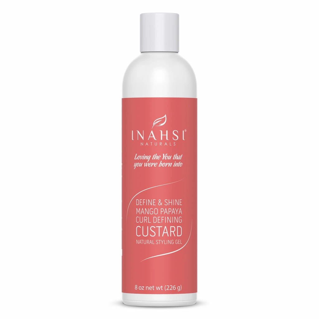 Inahsi Naturals  Define & Shine Mango Papaya Curl Defining Custard