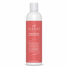 Inahsi Naturals  Define & Shine Mango Papaya Curl Defining Custard