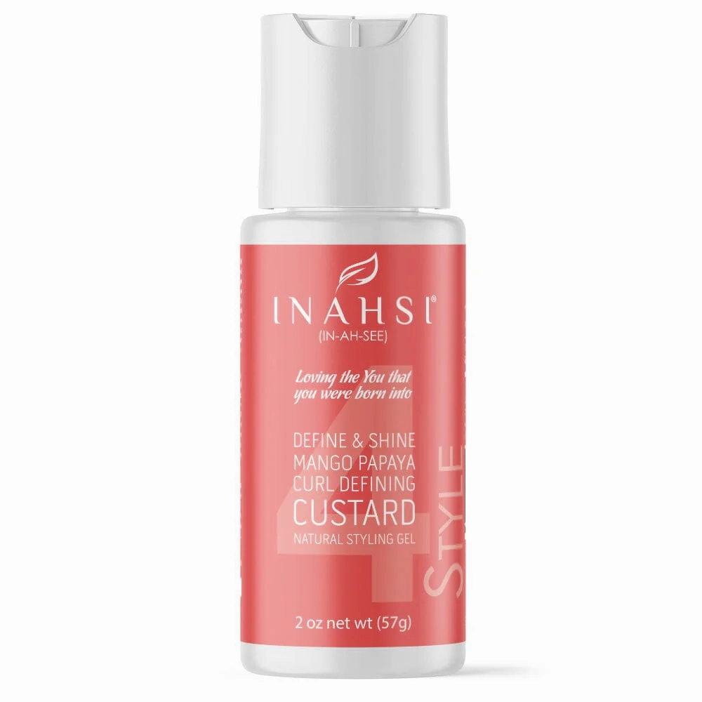 Inahsi Naturals  Define & Shine Mango Papaya Curl Defining Custard