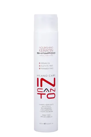 Incanto Nourishing Keratin Shampoo – Anti-Frizz Keratin Protein Shampoo Infused with Argan Oil - Paraben & Sulfate Free Hair Repair & Strengthening Treatment